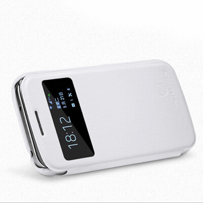 Кожаный чехол Nillkin Stylish Leather Case White для Samsung i9190 Galaxy S4 mini(2)