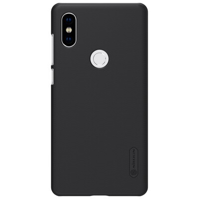 Пластиковый чехол с подставкой Nillkin Super Frosted Shield Черный для Xiaomi Mi MIX 2s(1)