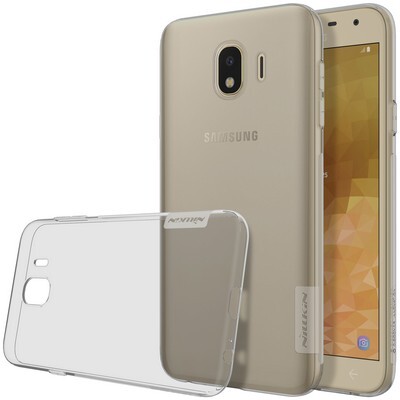 Силиконовый чехол Nillkin Nature TPU Case Серый для Samsung Galaxy J4(3)