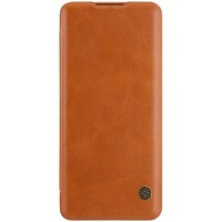 Кожаный чехол Nillkin Qin Leather Case Коричневый для Huawei P40 Pro Plus