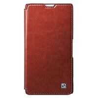 Кожаный чехол HOCO Crystal leather Case Brown для Sony Xperia Z Ultra/C6603