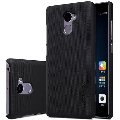 Пластиковый чехол с пленкой Nillkin Super Frosted Shield Black для Xiaomi RedMi 4(3)