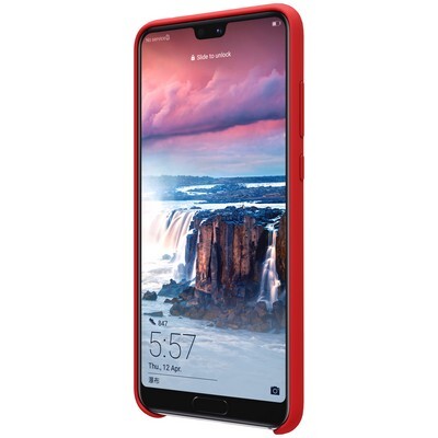 Чехол бампер Nillkin Flex Pure Case Красный для Huawei P20(2)