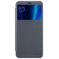 Полиуретановый чехол книга Nillkin Sparkle Leather Case Черный для Xiaomi Mi A2\ Mi 6X