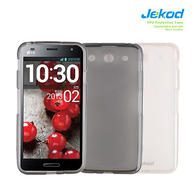 Силиконовый чехол Jekod TPU Case Black для LG Optimus G Pro E985(3)