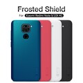 Пластиковый чехол с подставкой Nillkin Super Frosted Shield Черный для Xiaomi Redmi Note 9(#5)