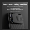 Чехол-накладка с пластиной Magsafe Nillkin CamShield Pro Magnetic Фиолетовая для Apple iPhone 15 Pro Max(#5)