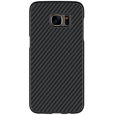 Пластиковый чехол Nillkin Synthetic Fiber Черный (Black) для Samsung G935F Galaxy S7 Edge(1)