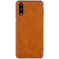 Кожаный чехол Nillkin Qin Leather Case Коричневый  для Huawei P20(#2)