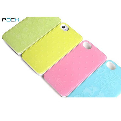 Пластиковый чехол ROCK Pure Dew Series Green для Apple iPhone 4/4S(4)