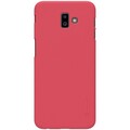Пластиковый чехол с подставкой Nillkin Super Frosted Shield Красный для Samsung Galaxy J6 Plus(#1)