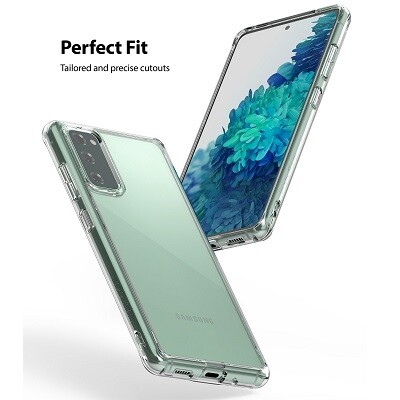 Чехол бампер Ringke Fusion Series прозрачный для Samsung Galaxy S20 FE(5)