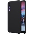 Силиконовый чехол Silicone Case черный для Huawei P20 Pro(#1)