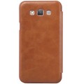 Кожаный чехол Nillkin Qin Leather Case Brown для Samsung Galaxy E7(#2)