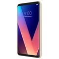 Пластиковый чехол с пленкой Nillkin Super Frosted Shield Золотой для LG V30(#2)