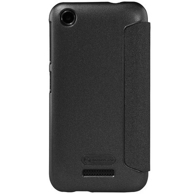 Полиуретановый чехол книга Nillkin Sparkle Case Black для HTC Desire 320(2)