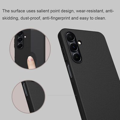 Пластиковый чехол Nillkin Super Frosted Shield Черный для Samsung Galaxy A16(5)