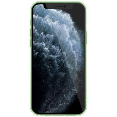 Силиконовый чехол Nillkin Nature TPU Case Зеленый для Apple iPhone 12 mini(2)