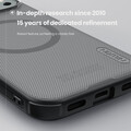 Пластиковый чехол с пластиной Magsafe Nillkin Super Frosted Shield Pro Magnetic Case Прозрачный  для Google Pixel 10 Pro XL(#8)