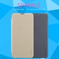 Полиуретановый чехол книга Nillkin Sparkle Leather Case Черный для Samsung Galaxy A10(#5)