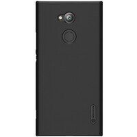 Пластиковый чехол с пленкой Nillkin Super Frosted Shield Черный для Sony Xperia XA2 Ultra
