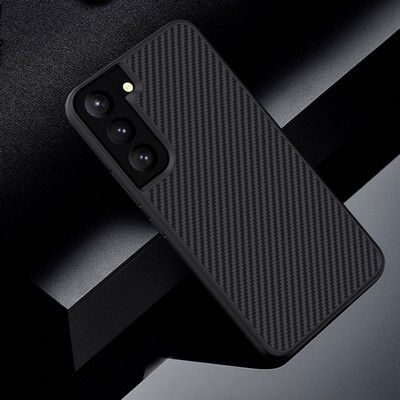 Пластиковый чехол Nillkin Synthetic Fiber Черный для Samsung Galaxy S22(4)