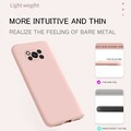 Силиконовый чехол Silicone Case с защитой камеры светло-розовый для Xiaomi Poco X3/ Poco X3 Pro(#2)