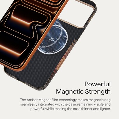 Кевларовый чехол с Magsafe Pitaka Ultra-Slim Sunset PitaTap (KI1702SP) для Apple iPhone 17 Pro(7)