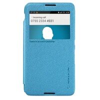 Полиуретановый чехол Nillkin Sparkle Leather Case Blue для Sony Xperia E4