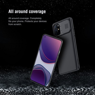 Чехол-накладка Nillkin CamShield черная для OnePlus 8T(5)