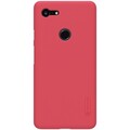 Пластиковый чехол с подставкой Nillkin Super Frosted Shield Красный для Google Pixel 3 XL(#1)