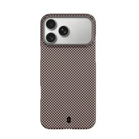 Кевларовый чехол WiWU DCC-208 ARAMID ARMOR Magnetic Case 600D Aramid Fiber Slim коричневый для Apple iPhone 17 Pro