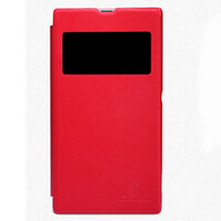Кожаный чехол Nillkin Leather Stylish Red для Sony Xperia Z1 L39h