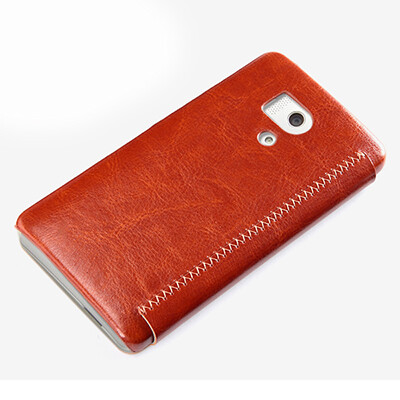 Кожаный чехол Kaladeing Case Black для Huawei Honor 3(2)