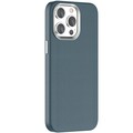 Кожаный чехол Mutural Deluxe Leather Case синий для Apple iPhone 15 Pro Max(#1)
