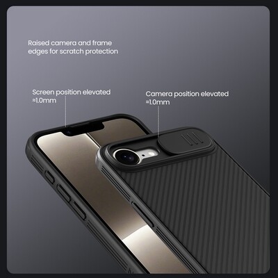 Чехол-накладка Nillkin CamShield Pro Зеленая для Apple iPhone 17e(6)