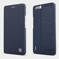 Полиуретановый чехол Nillkin Ming Series Blue для Huawei Honor 6 Plus