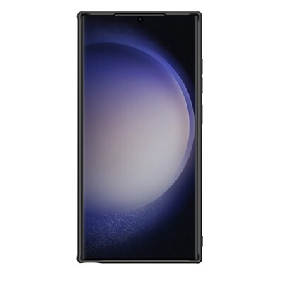 Пластиковый чехол Nillkin Super Frosted Shield Pro Черный для Samsung Galaxy S24 Ultra(2)