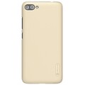 Пластиковый чехол с пленкой Nillkin Super Frosted Shield Gold для Asus ZenFone 4 Max ZC554KL(#1)