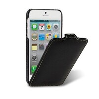 Кожаный чехол книга Melkco Leather Case Black LC для Apple iPhone 5/5s/SE