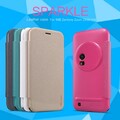 Полиуретановый чехол Nillkin Sparkle Leather Case Black для Asus Zenfone Zoom ZX551ML(#4)