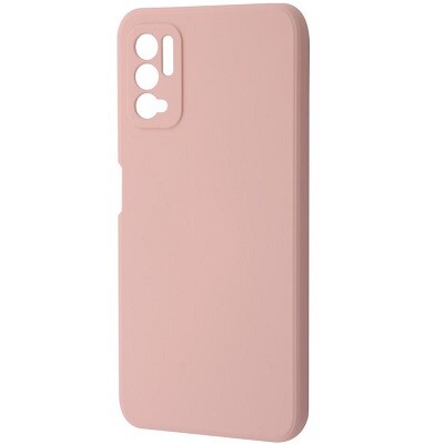 Силиконовый чехол Silicone Case светло-розовый для Xiaomi Poco M3 Pro(1)