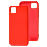 Силиконовый чехол Silicone Case красный для Huawei Y5p