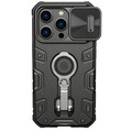 Противоударная-накладка Nillkin CamShield Armor Pro Черная для Apple iPhone 14 Pro(#1)