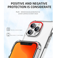 Противоударный чехол Ipaky Crystal Bumper Case прозрачный для Apple iPhone 13(#5)