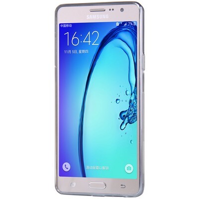 Силиконовый чехол Nillkin Nature TPU Case Grey для Samsung Galaxy On7(2)