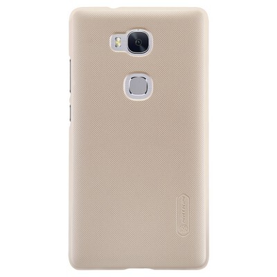 Пластиковый чехол с пленкой Nillkin Super Frosted Shield Gold для Huawei GR5/ Honor 5X(1)