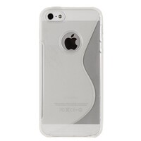 Силиконовый чехол прозрачный  для Apple iPhone 5/5s/SE