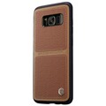 Кожаная накладка Nillkin Burt Series Brown для Samsung G955F Galaxy S8 Plus(#4)