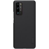 Пластиковый чехол с подставкой Nillkin Super Frosted Shield Черный для Huawei Honor 30 Pro